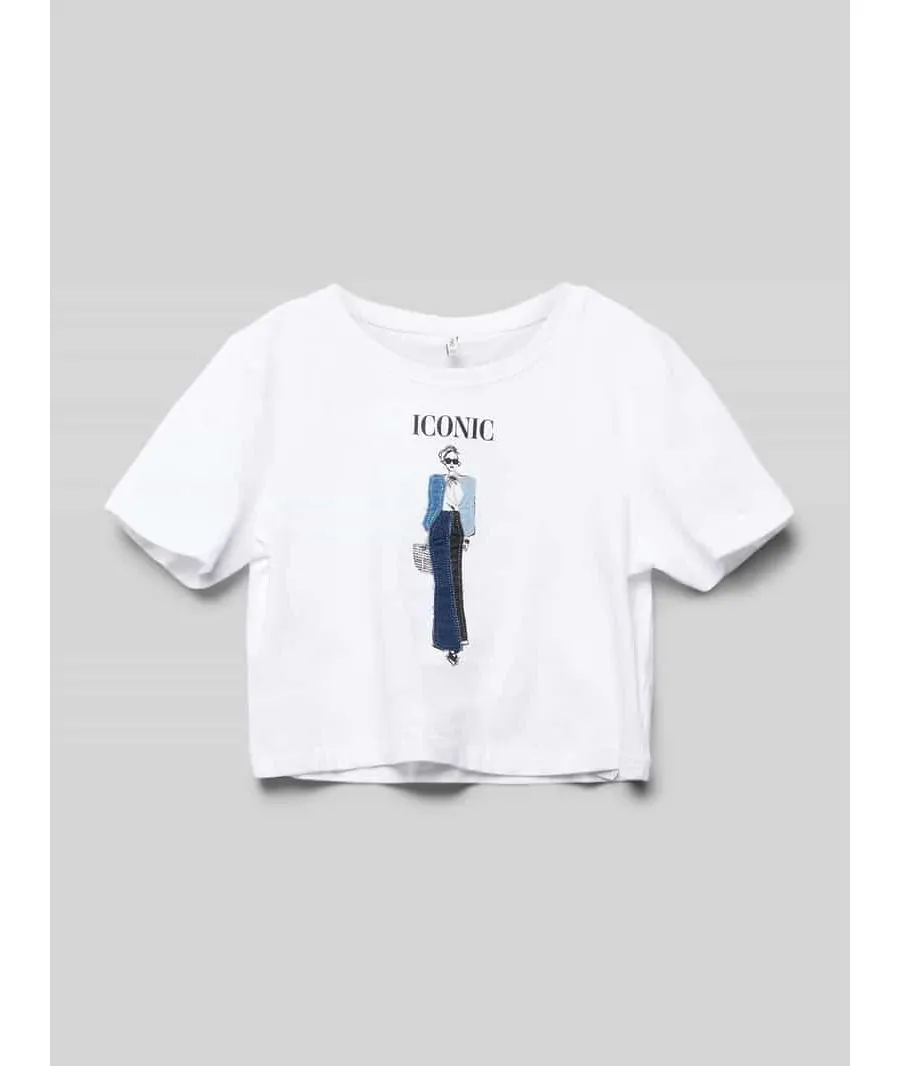 obrazek 1 T-shirt z nadrukowanym motywem model ‘EMMA’