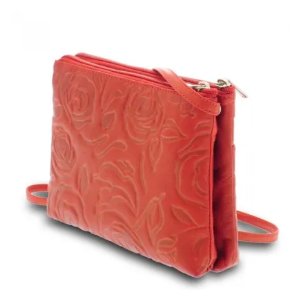 Zdjęcie Czerwona stylowa torebka na ramię - Giudi