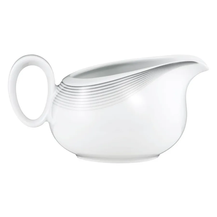 obrazek 2 Piękna porcelanowa sosjerka z nowoczesnym zdobieniem - Seltmann Weiden