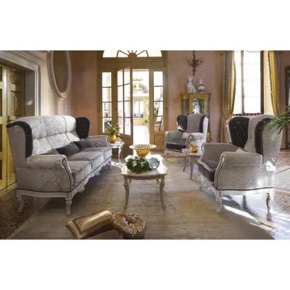Zdjęcie Luksusowa trzyosobowa sofa do pięknego salonu - Morello Gianpaolo
