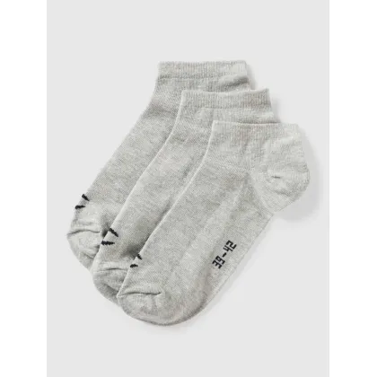 Zdjęcie Krótkie skarpety z detalem z logo w zestawie 3 szt. model ‘Sneaker Sock’
