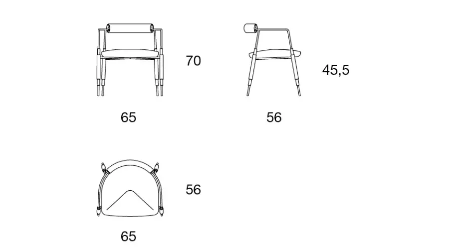 obrazek 6 Gustowne krzesło do apartamentów styl minimalistyczny