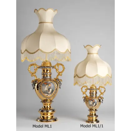 Picture Exclusive ceramic lamp with Napoleon