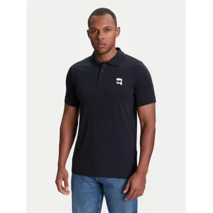 Zdjęcie KARL LAGERFELD Polo 745710 553224 Granatowy Regular Fit