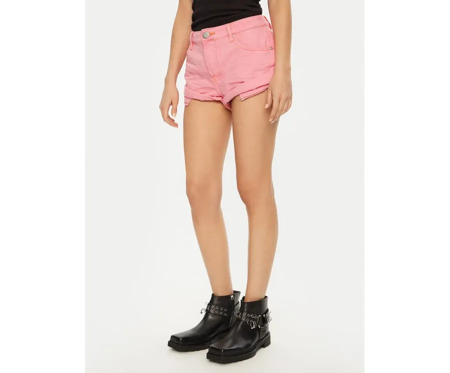 obrazek 1 One Teaspoon Szorty jeansowe Bandits 26780 Różowy Regular Fit