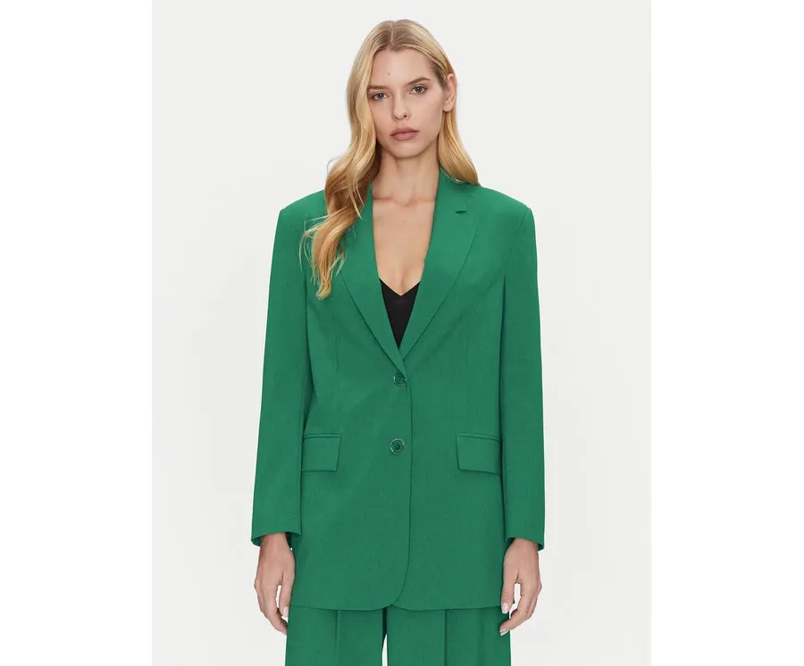 obrazek 1 Simona Corsellini Marynarka P25CPGI00601 Zielony Regular Fit
