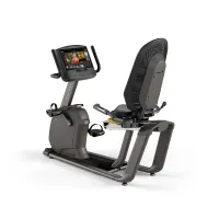 Picture A solidly made R50 recumbent bike with an XIR console