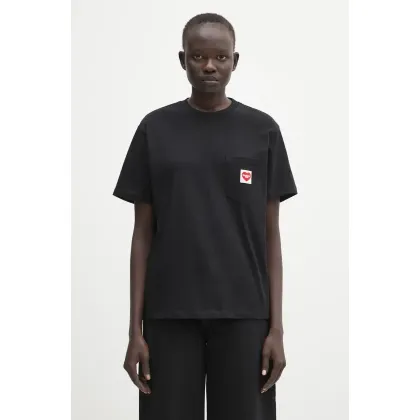 Zdjęcie Carhartt WIP t-shirt bawełniany S/S Pocket Heart T-Shirt damski kolor czarny I032180
