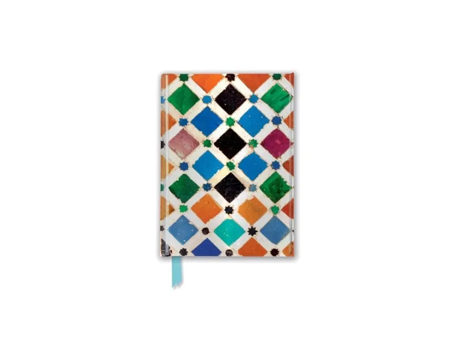 obrazek 1 Foliowany dziennik kieszonkowy - plytka Alhambra - Flame Tree Publishing