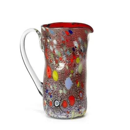 Zdjęcie Kolorowy dzbanek ze szkła murano (25 cm)