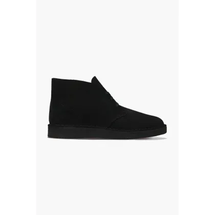 Zdjęcie Clarks Originals półbuty zamszowe Desert Coal męskie kolor czarny 26154809