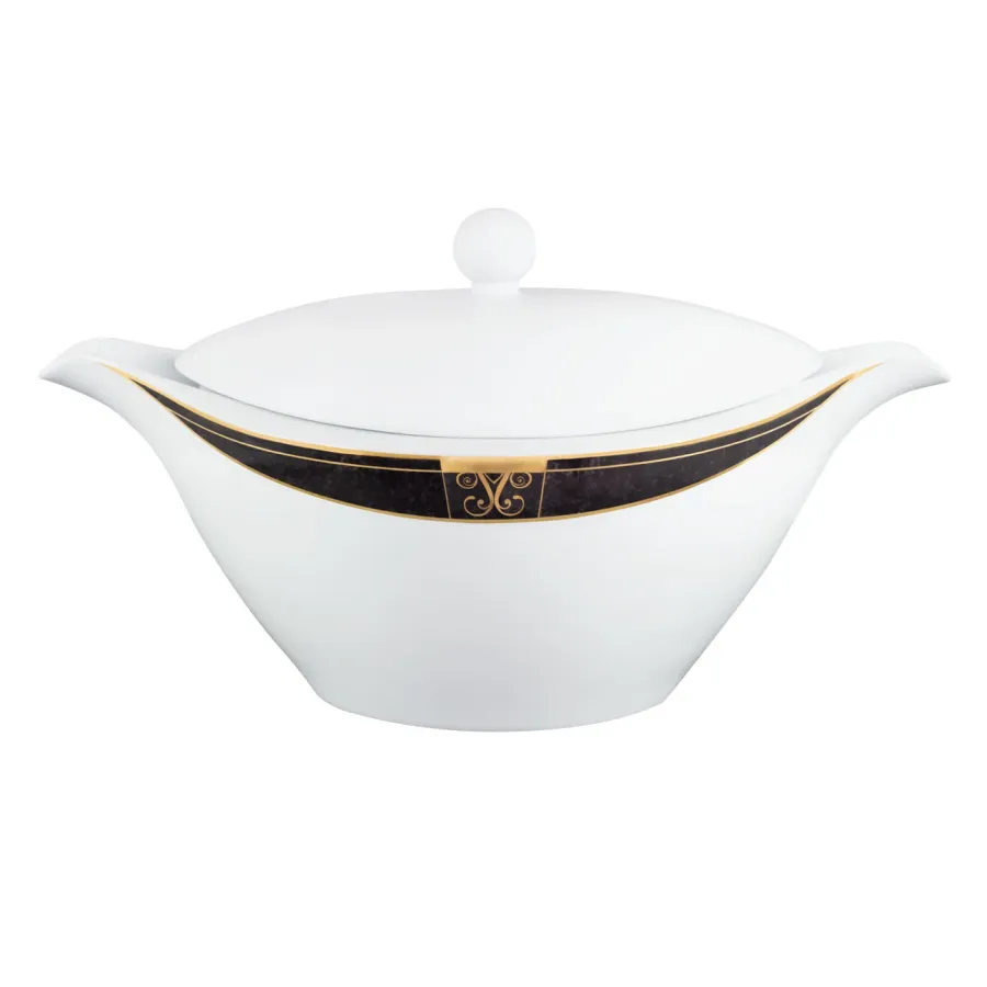 obrazek 8 Luksusowy komplet porcelany dla 12 osobowej rodziny - Porcel