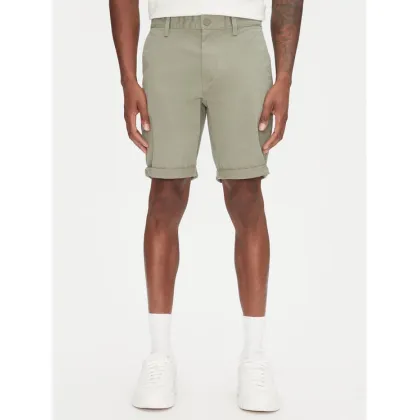 Zdjęcie Tommy Jeans Szorty materiałowe Scanton DM0DM21950 Zielony Slim Fit