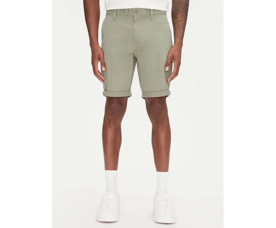 obrazek 1 Tommy Jeans Szorty materiałowe Scanton DM0DM21950 Zielony Slim Fit