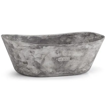 Zdjęcie Elegancka umywalka 50 cm LIBRA BASIC – FUZZY, szary, lakier matowy