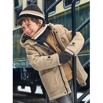 Zdjęcie Mayoral Płaszcz przejściowy 4472 Brązowy Regular Fit