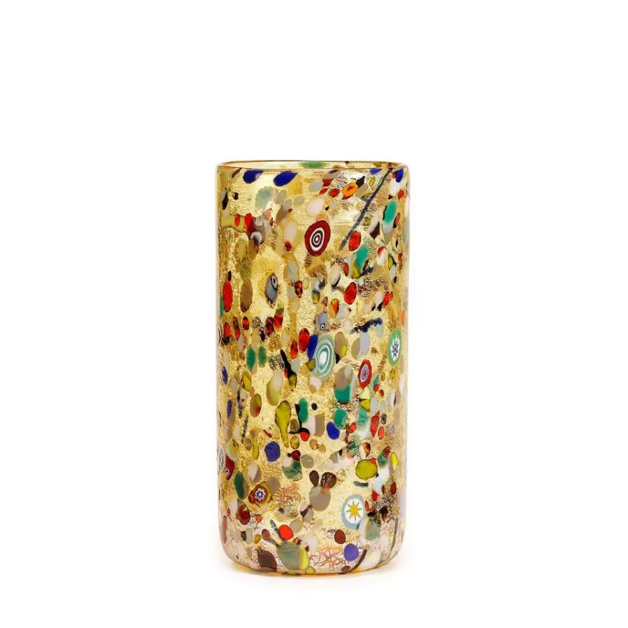 obrazek 1 Artystycznie malowany wazon ze szkła murano (23 cm)