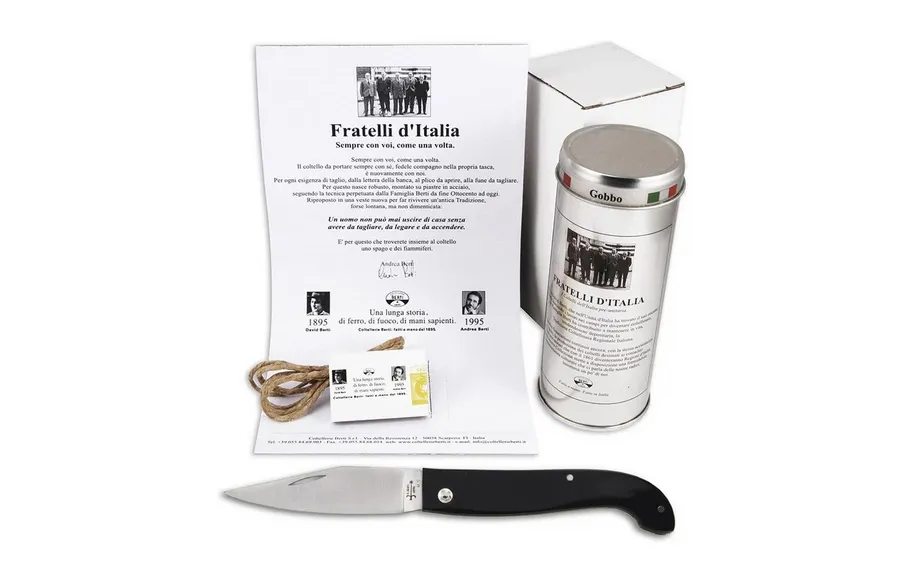 obrazek 1 Piękny włoski nóż kieszonkowy typu Zuava firmy Berti Knives
