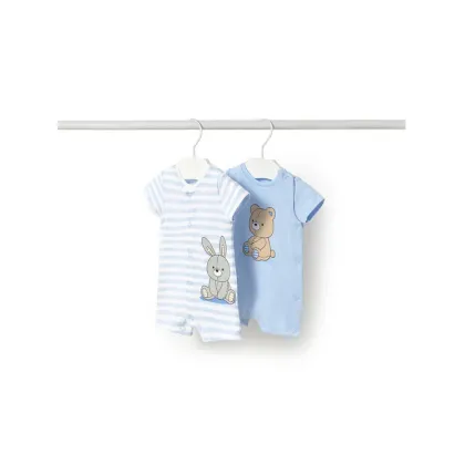 Zdjęcie Mayoral Komplet 2 par romperów 1707 Błękitny