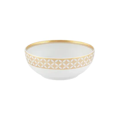 Zdjęcie Miska na płatki z porcelany Gold Exotic ze złotym ornamentem - Vista Alegre