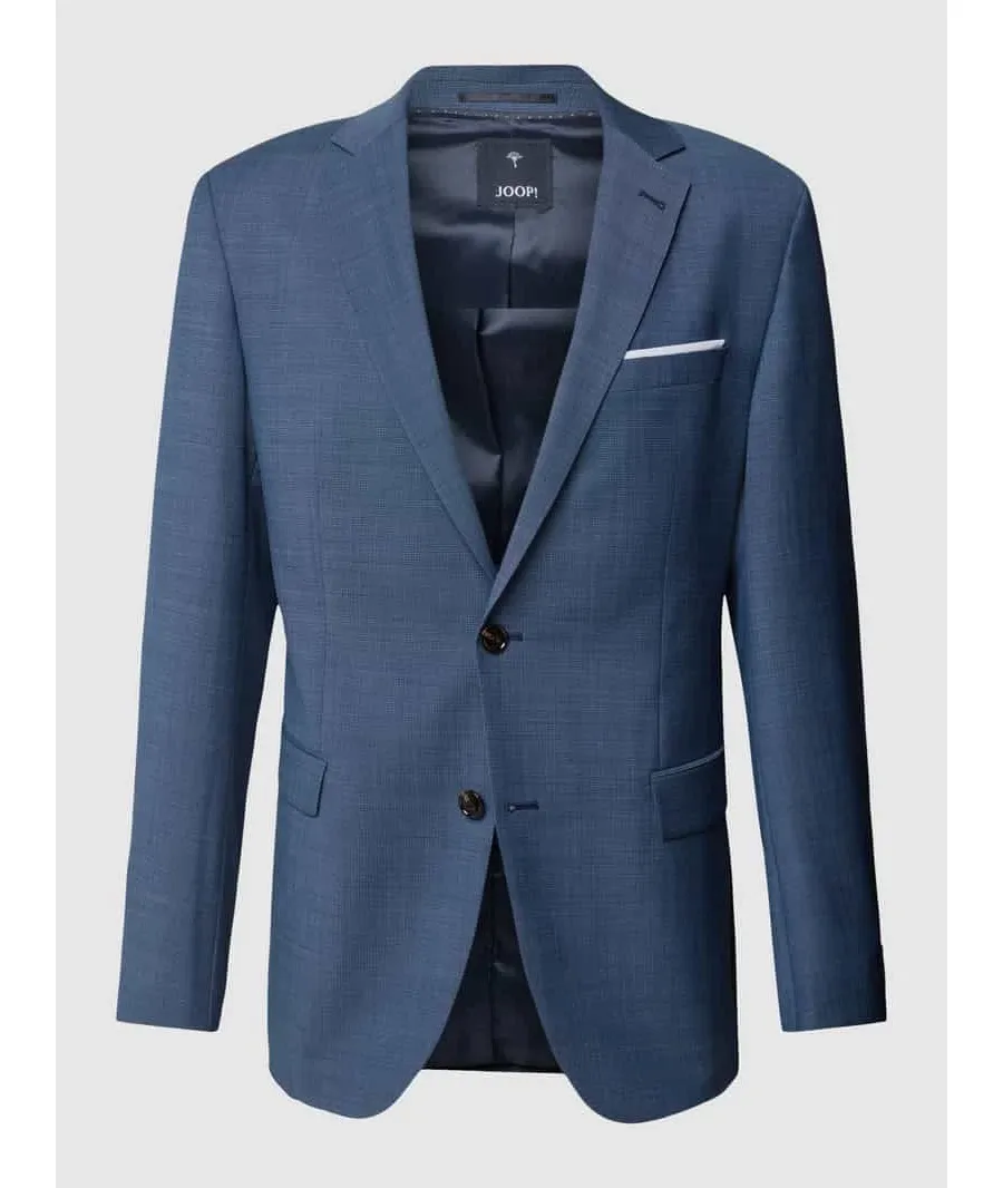 obrazek 1 Marynarka na dwa guziki o kroju slim fit z tkanym wzorem model ‘Finch’