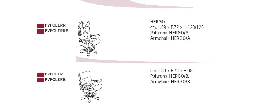 picture 4 Exclusive bureau chair – Hergo/A