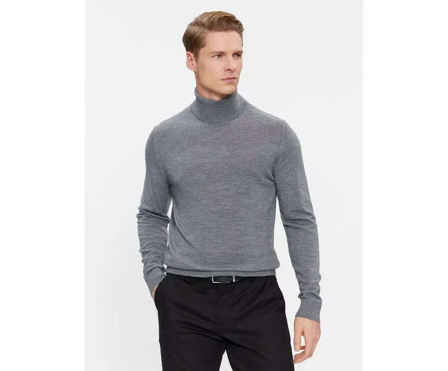 obrazek 1 Calvin Klein Golf Superior K10K110420 Szary Slim Fit