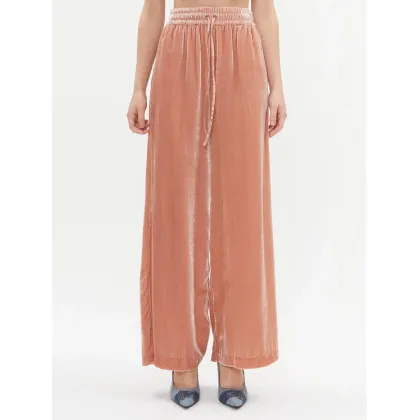 Zdjęcie TWINSET Spodnie materiałowe 232TT2202 Różowy Relaxed Fit