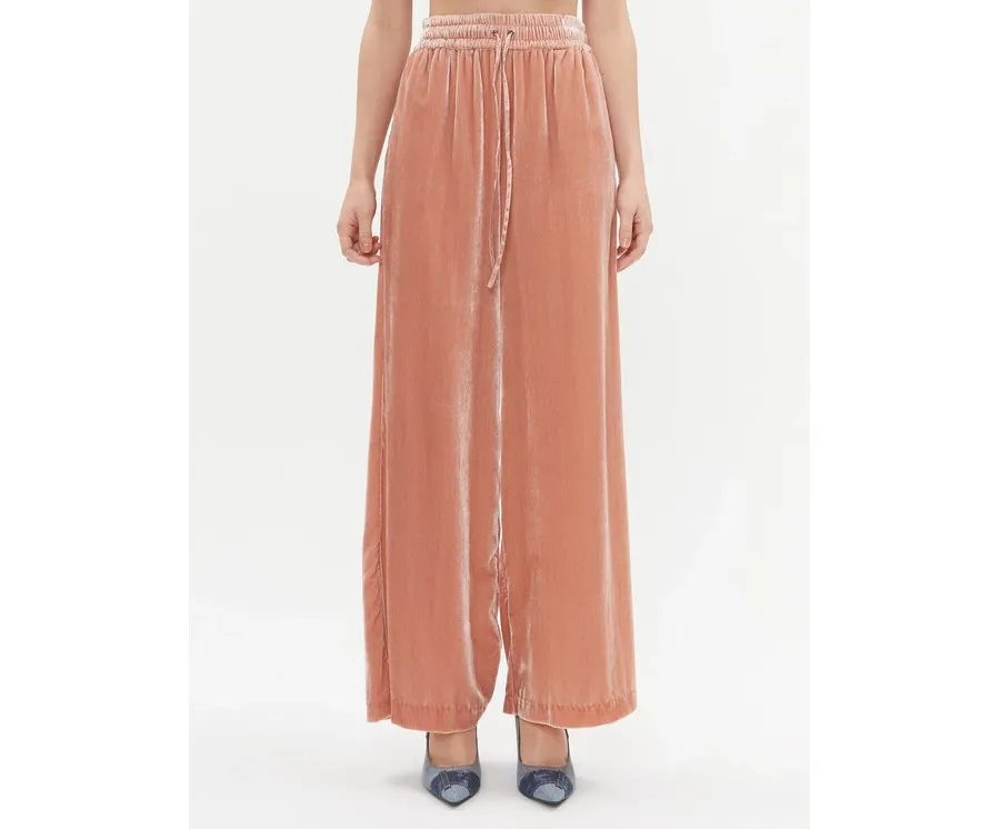 obrazek 1 TWINSET Spodnie materiałowe 232TT2202 Różowy Relaxed Fit