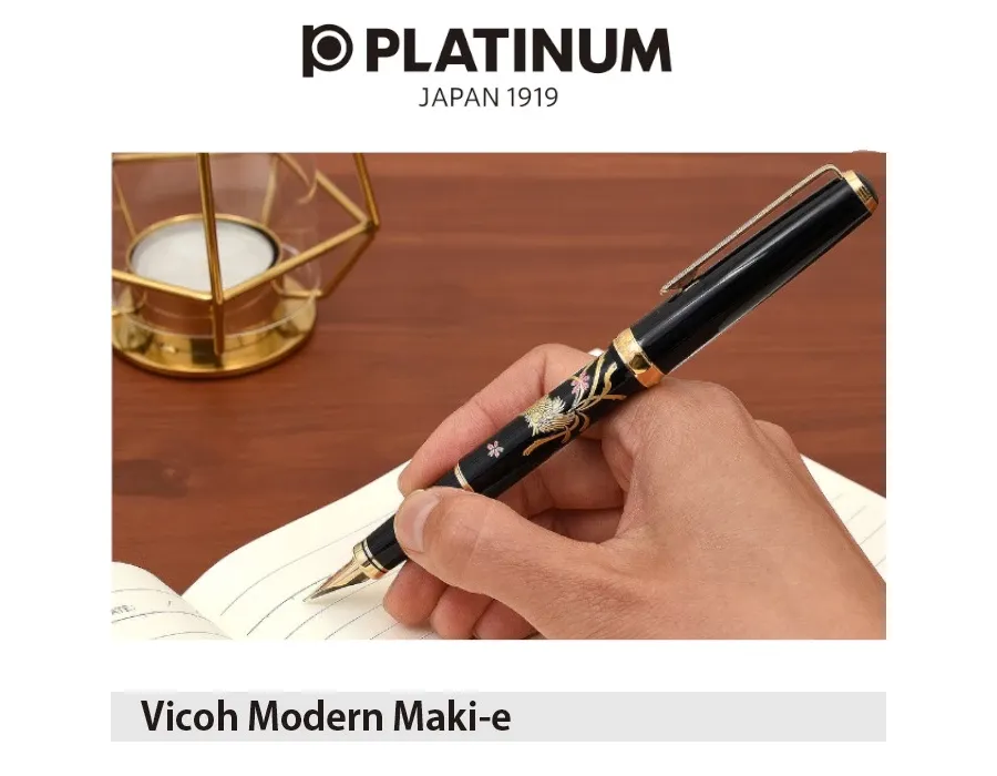 obrazek 4 Unikatowe pióro wieczne Vicoh Modern Maki-e Phoenix