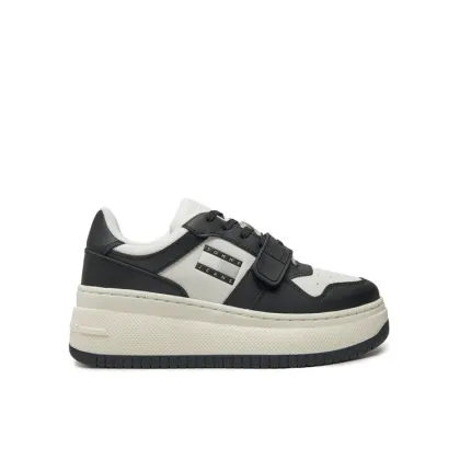 Zdjęcie Tommy Jeans Sneakersy Tjw Retro Basket Flatform Velcro EN0EN02573 Czarny