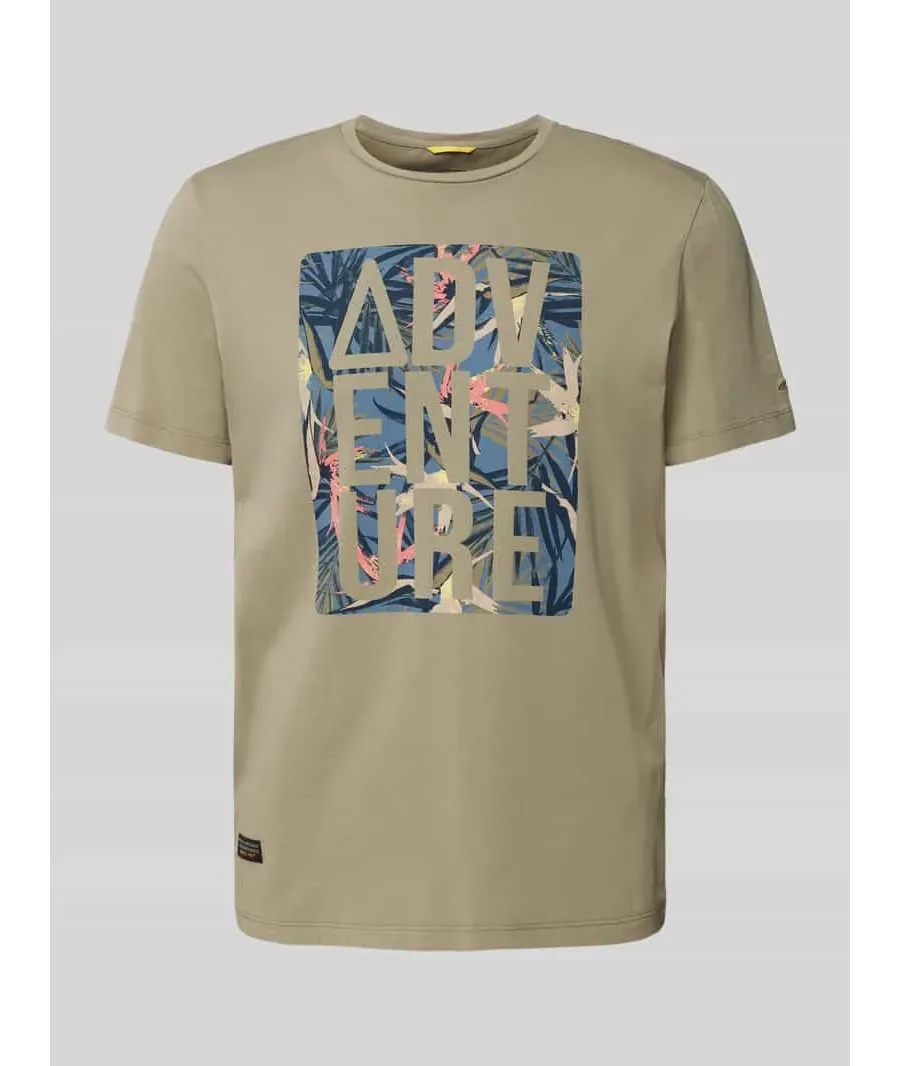 obrazek 1 T-shirt z nadrukiem z napisem i motywem
