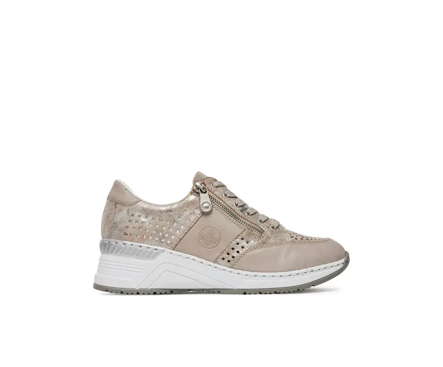 obrazek 1 Rieker Sneakersy N4327-80 Beżowy