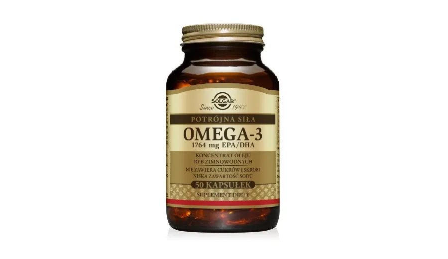 obrazek 1 Solgar Omega-3 Potrójna siła 1764 mg EPA/DHA kapsułki