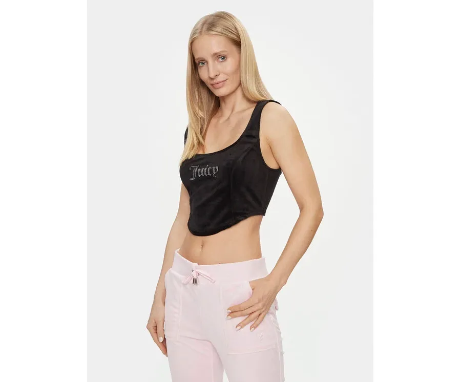 obrazek 1 Juicy Couture Top Camina JCWCT23305 Czarny Slim Fit
