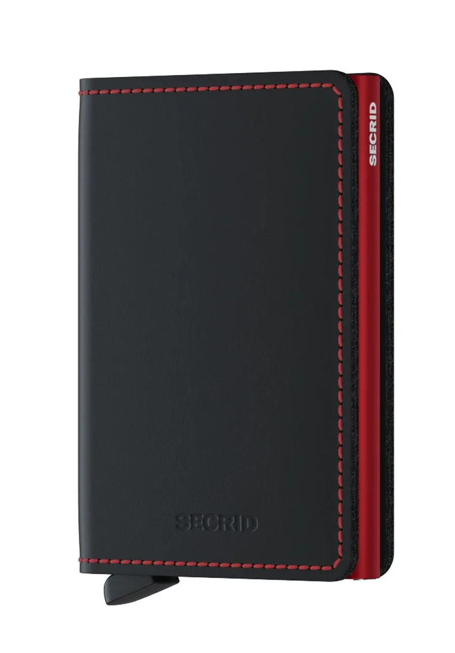 obrazek 1 Secrid - Portfel skórzany SM.Black.Red-Black.Red