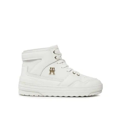 Zdjęcie Tommy Hilfiger Sneakersy Th Basket Hi FW0FW07757 Écru