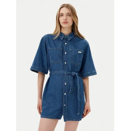 Zdjęcie Calvin Klein Jeans Sukienka jeansowa J20J225169 Niebieski Boxy Fit