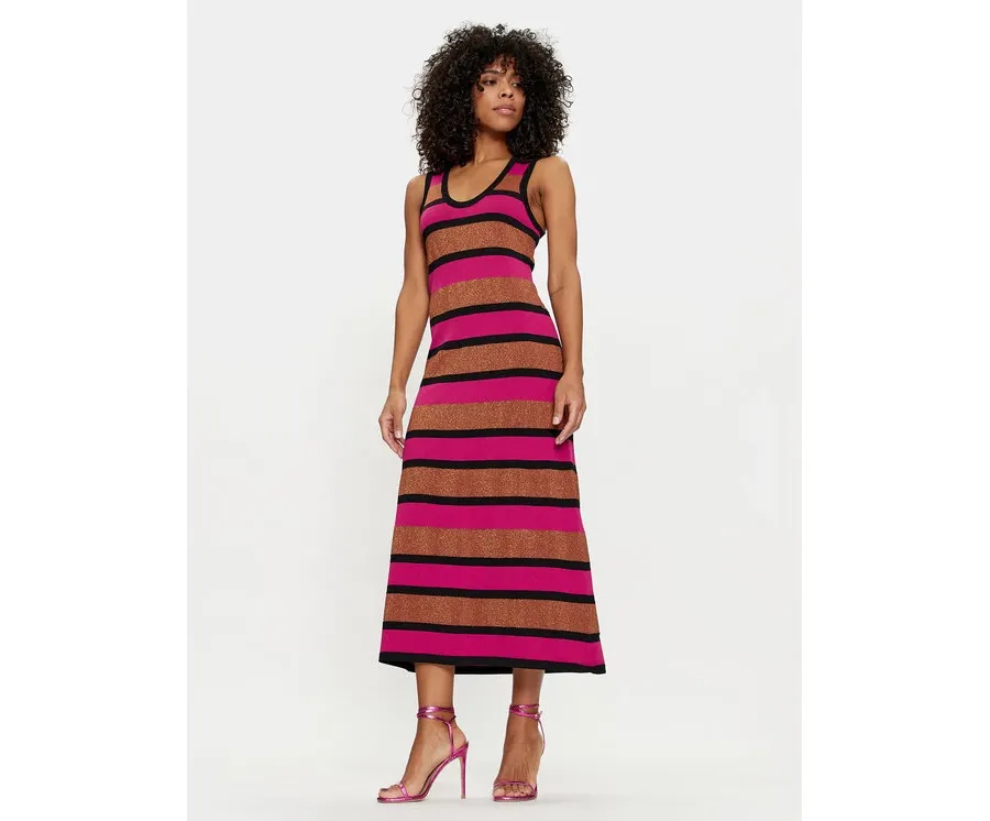 obrazek 1 Lola Casademunt by Maite Sukienka dzianinowa MS2416012 2N2 Kolorowy Regular Fit
