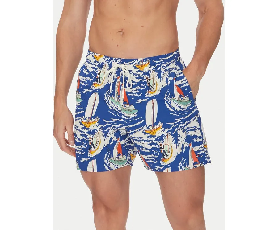 obrazek 1 Tommy Hilfiger Szorty kąpielowe UM0UM03491 Niebieski Regular Fit