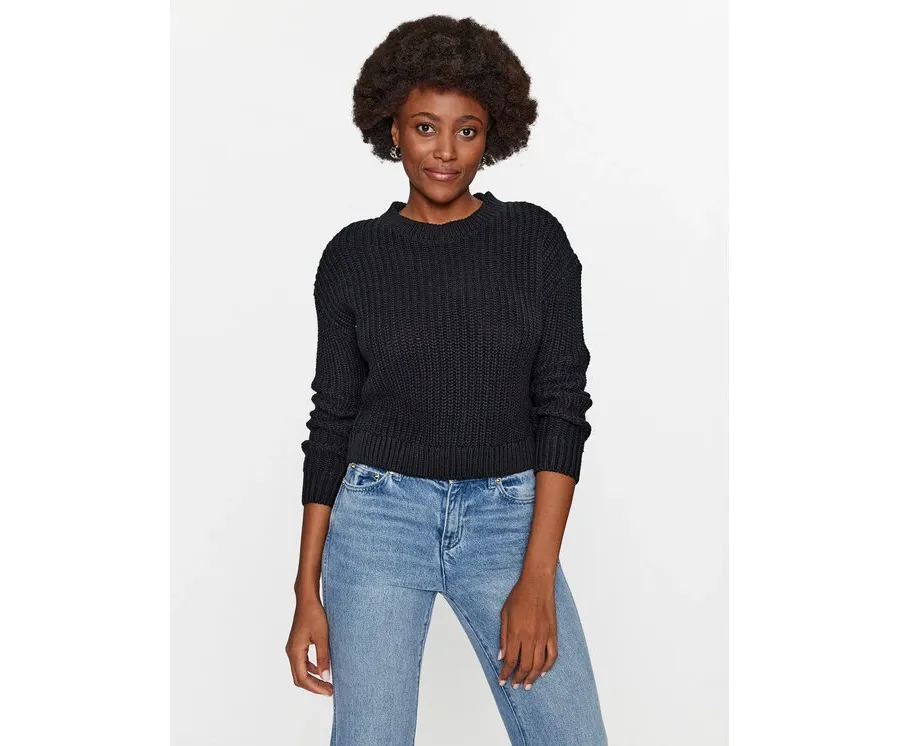 obrazek 1 Vero Moda Sweter 10291736 Czarny Regular Fit