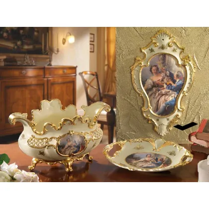 Zdjęcie Ceramiczna ozdoba do stylowych wnętrz w barokowym stylu - Bruno Costenaro