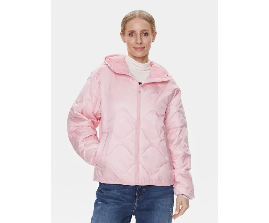 obrazek 1 Tommy Jeans Kurtka przejściowa DW0DW17242 Różowy Regular Fit