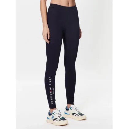 Zdjęcie Tommy Hilfiger Legginsy Heritage WW0WW37347 Granatowy Slim Fit