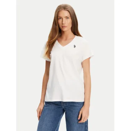 Zdjęcie U.S. Polo Assn. T-Shirt WUP0635 Biały Classic Fit
