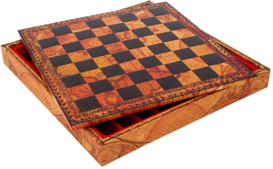 obrazek 1 Tradycyjna i elegancka plansza szachowa (28cm) 218MAP