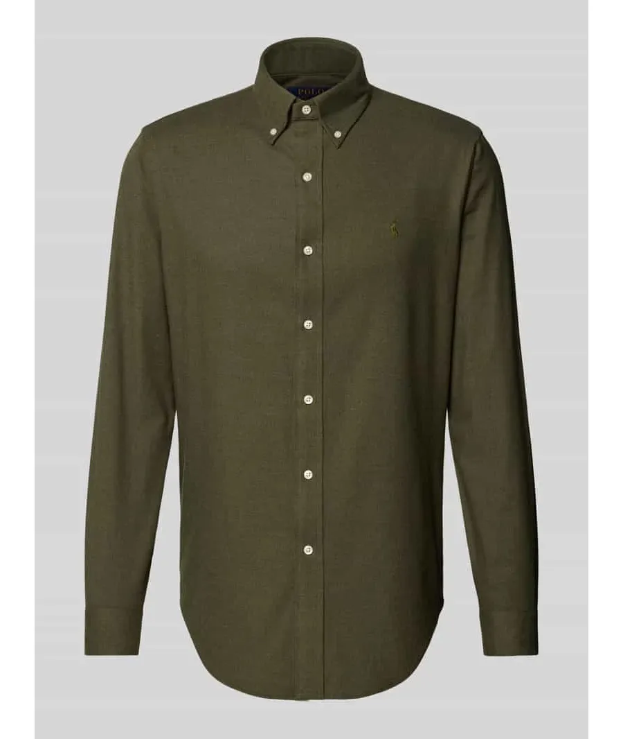 obrazek 1 Koszula casualowa o kroju custom fit z kołnierzykiem typu button down