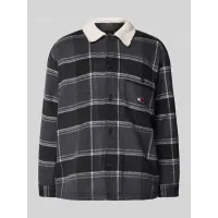 Zdjęcie Kurtka koszulowa o kroju regular fit z listwą guzikową model ‘CHECK SHERPA’