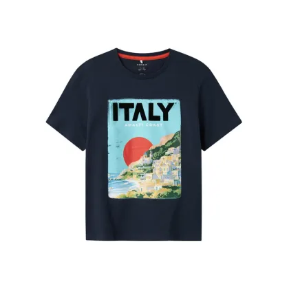 Zdjęcie NAME IT T-Shirt Famma 13241224 Granatowy Regular Fit