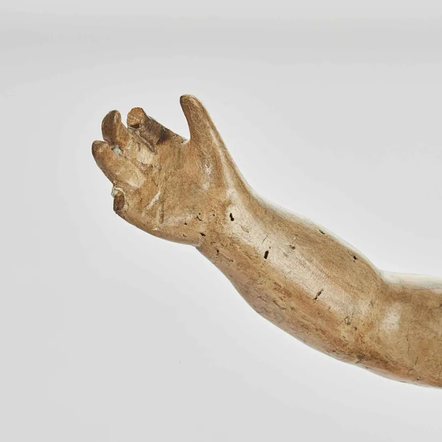 obrazek 5 Antyczna para rzeźbionych figur z XVIII wieku